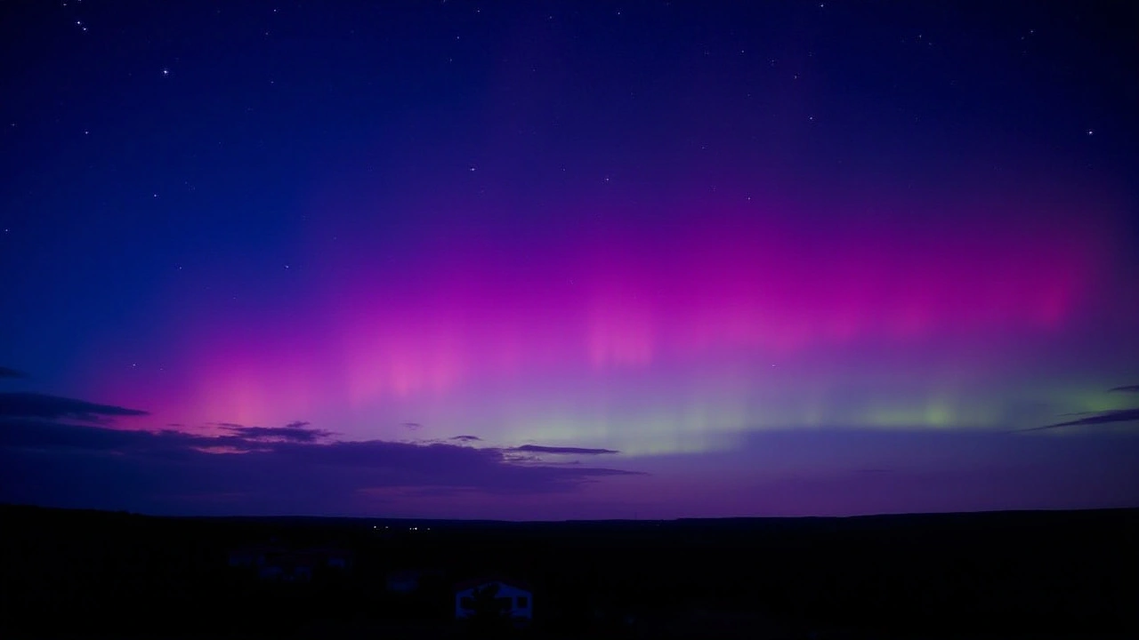 Espectáculo da Aurora Boreal Pinta Céu de Portugal com Cores Vibrantes