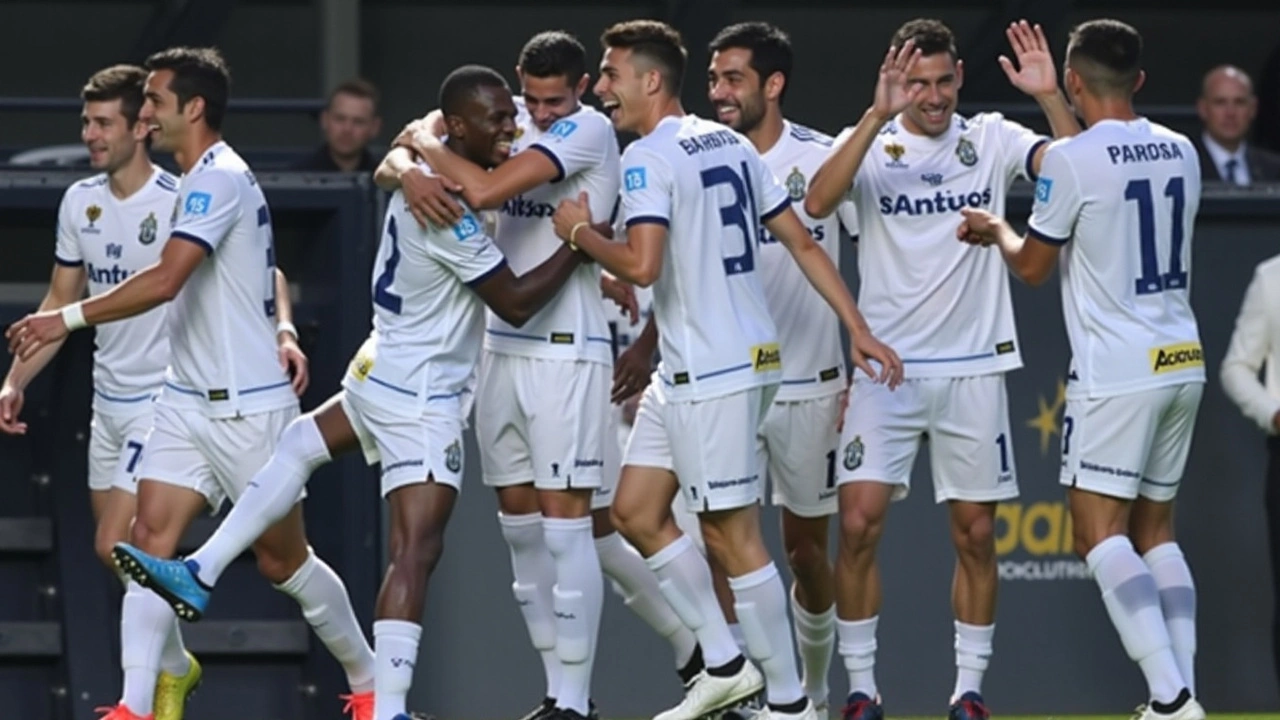 Assistindo ao Jogo e a Emoção em Campo